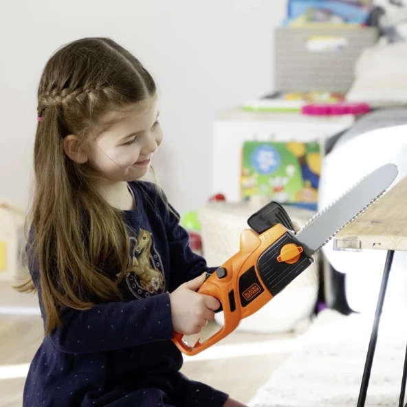 Smoby Black + Decker Motorlu Testere - Resim 3