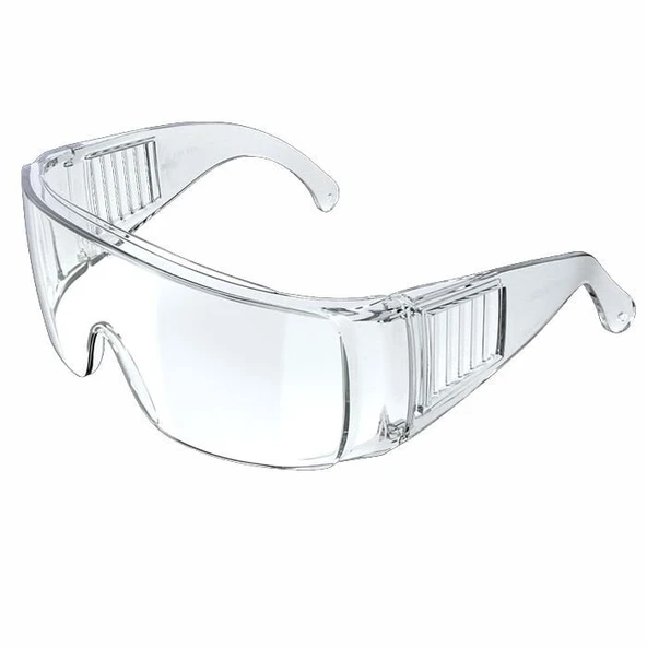 Koruyucu Çapak Gözlük Major Şeffaf BAYMAX S-700 - Resim 2