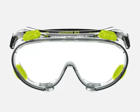 QUATTRO Ventilli Çapak Gözlüğü Şeffaf BAYMAX S-1551 - Resim 3