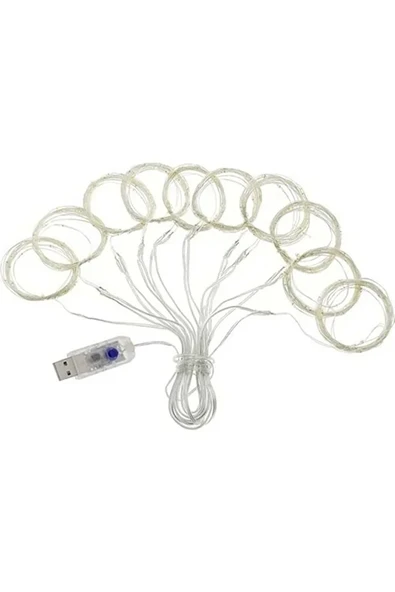 LEBRON Peri Led Perde Işıkları Usb Uzaktan Kumanda 8 Mod ürün görseli 1