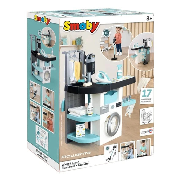 Smoby Rowenta Çamaşırhane Oyun Seti - Resim 6