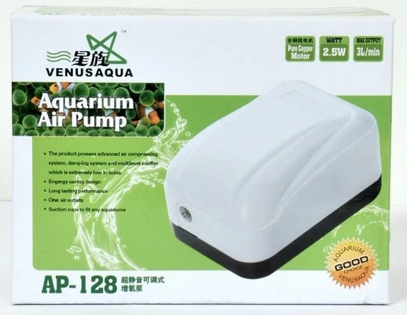 VENUS AQUA AP-128 HAVA MOTORU TEK ÇIKIŞLI ürün görseli 1