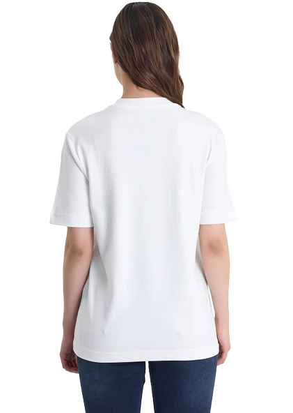 Relax Basic %100 Pamuklu Siyah Kadın Tişört - Resim 2