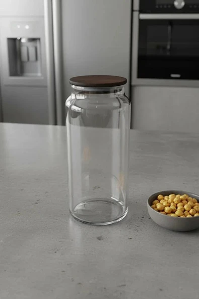 Nero Zone Cam Saklama Kabı Kavanoz 1300ml - Resim 5