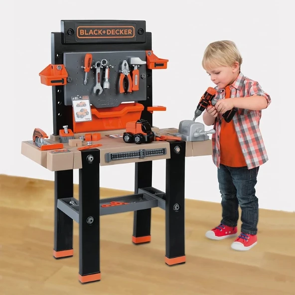 Smoby Black & Decker Brıcolo Ultımate Çalışma Tamir Tezgahı - Resim 2