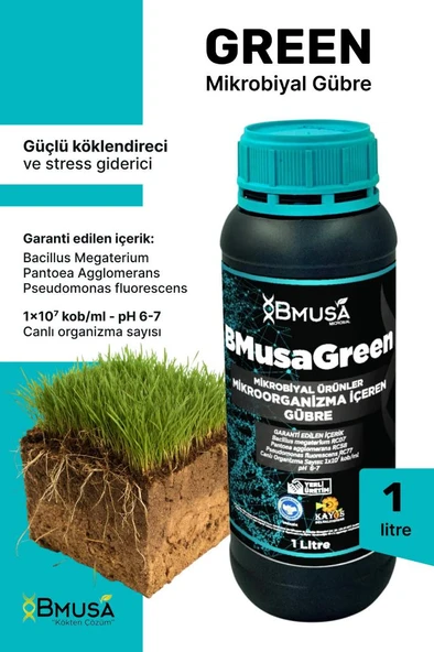 BMusa Green 1 Lt Mikrobiyal Gübre ürün görseli 1