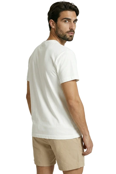 Sanatsal Çello Çalan Müzisyen Eskiz Baskılı Premium Erkek Tişört - Resim 3