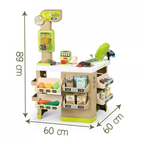 Smoby Fresh Meyve Sebze Market Oyun Seti - Resim 4