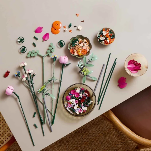 Botanicals Pembe Çiçek Buketi 10342 - Resim 4