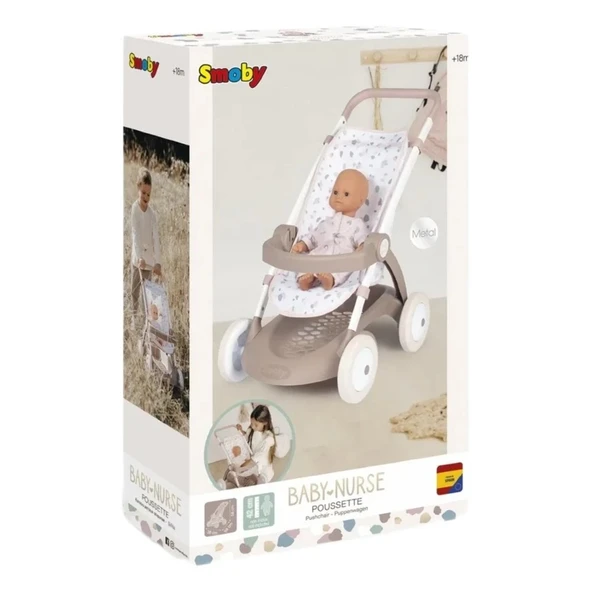 Smoby Baby Nurse Bebek Arabası Puseti - Resim 4