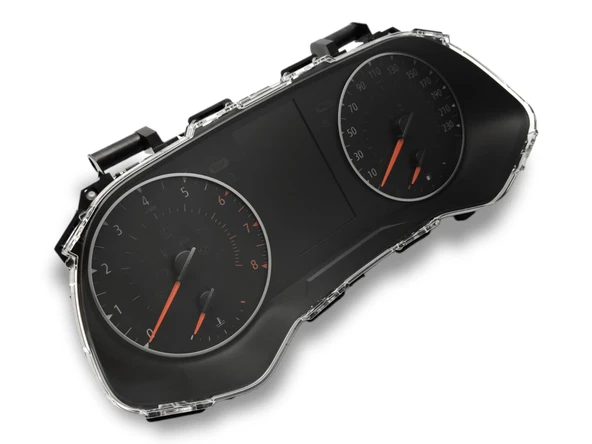 Clio 5 Km Gösterge Saati Paneli Analog Joy Paket 248094722R 248100950R - Resim 5