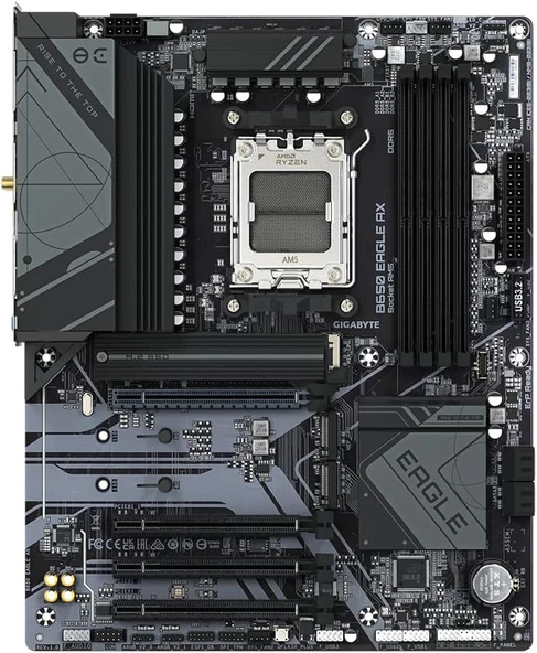 Gigabyte B650 Eagle AX Wi-Fi AMD AM5 DDR5 ATX Anakart - Resim 2