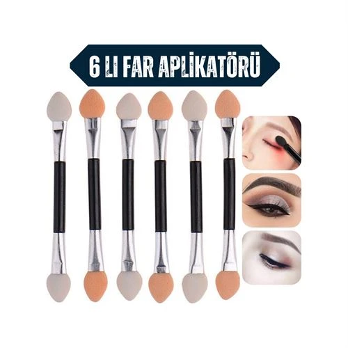 Far Aplikatör Göz Makyaj Çubukları 6 ADET ürün görseli 1