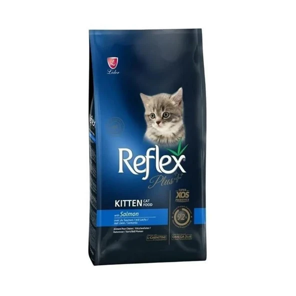 Reflex somonlu yavru kedi 1,5kg reflex plus kitten salmon yavru kedi maması ürün görseli 1