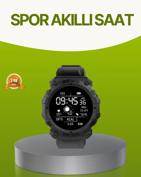 Akıllı Spor Saat – Nabız Ölçer, Adım Sayar ve Kalori Takipli ürün görseli 1