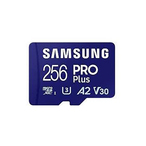 Samsung Pro Plus MB-MD256SA Class 10 UHS-I U3 A2 V30 256 GB Micro SD Kart ürün görseli 1