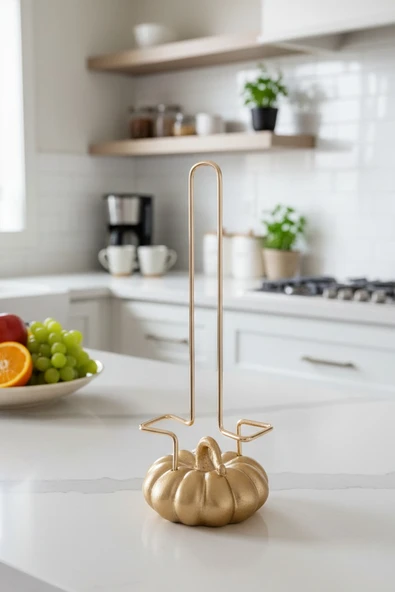 DEKORATİF KREM KABAKLI HAVLULUK 34X12 CM (2818) ürün görseli 1