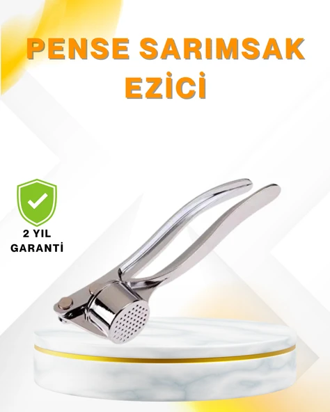 Metal Sarımsak Ezici Ergonomik Tutma ve Güçlü Presleme ürün görseli 1