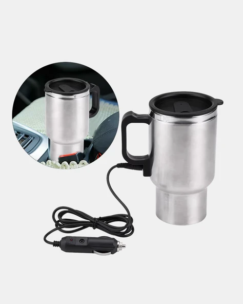 12W Araç Tipi Su Isıtıcı Kupa Bardak Pratik Isıtmalı - Resim 2
