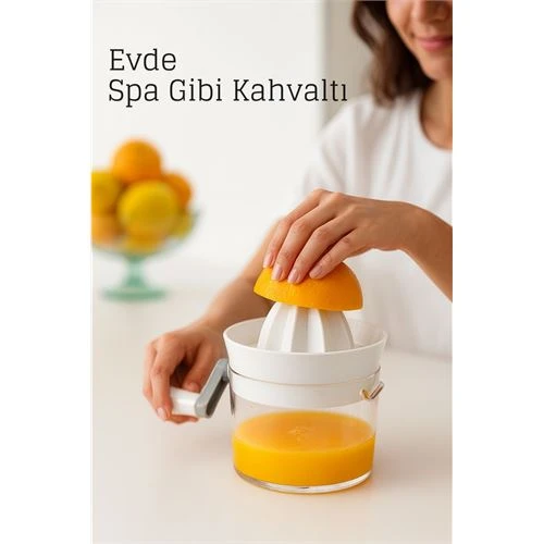 Manuel Kollu Narenciye Sıkacağı – 500 ml Kapasiteli, 17x12 cm, Pratik ve Dayanıklı ürün görseli 1