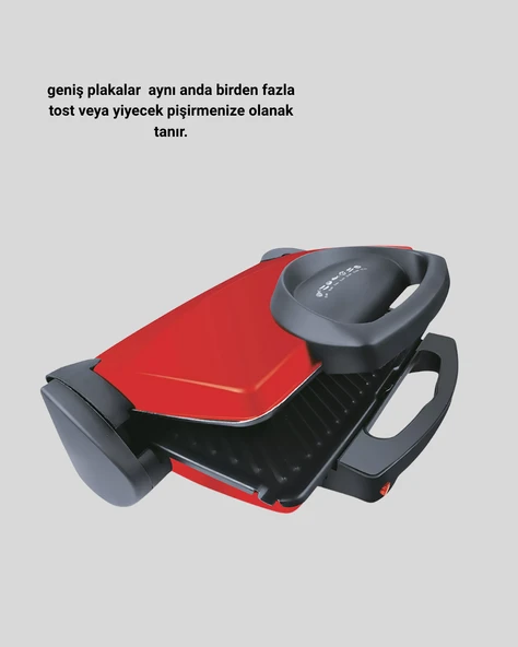 Tost Makinesi Geniş Kapasiteli Çıkarılabilir Plaka Üç Kademeli Isı Ayarlı - Resim 3