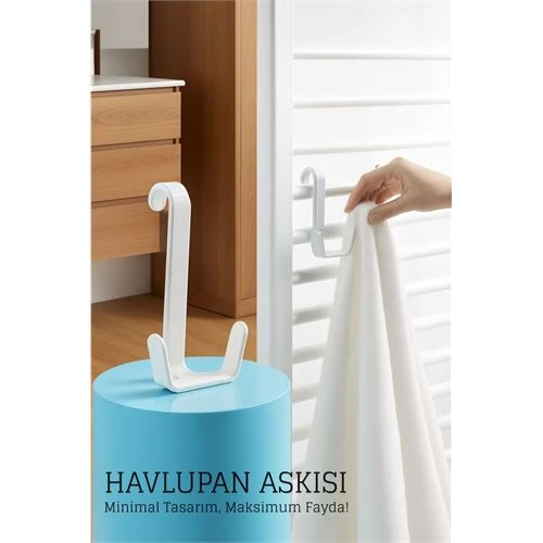 Havlupan Askısı - Pratik Radyatör Üstü Askı Çift Kancalı Tasarım ürün görseli 1