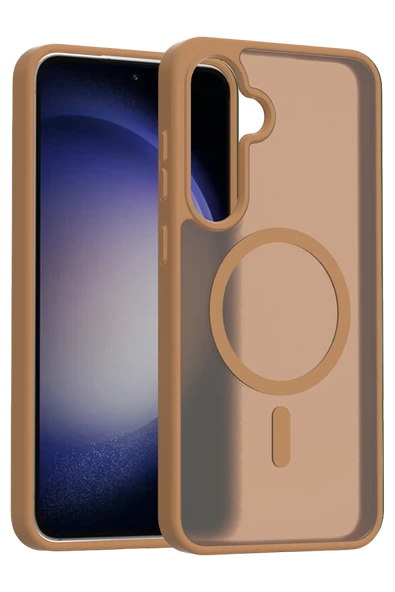 Fuchsia Samsung Galaxy S25 FE Jota Magsafe Uyumlu Kapak - Çöl Titanyum ürün görseli 1