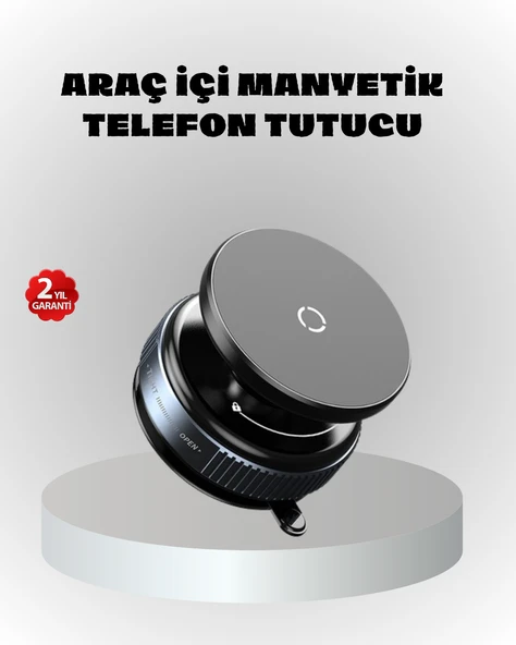 Mıknatıslı Araç Telefon Tutucu Vakum Teknolojili 360° Ayarlanabilir ürün görseli 1