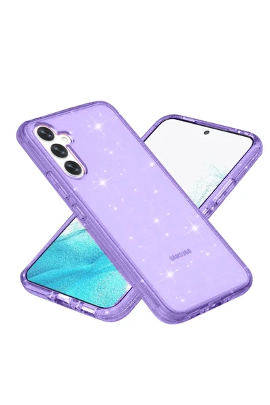 Fuchsia Samsung Galaxy S23 FE Kılıf Star Magsafe Uyumlu Kapak - Mor ürün görseli 1