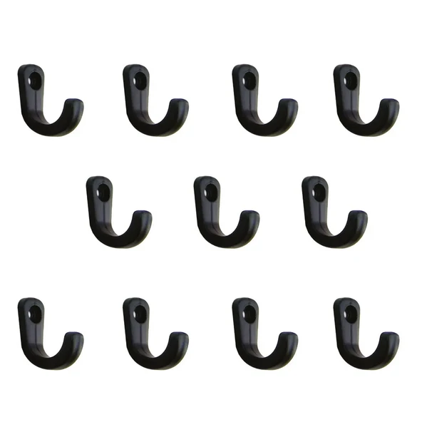 Tekli Bijuteri, Dekor Askısı - Siyah, 100 Adet, 10x18x22 mm - Resim 2