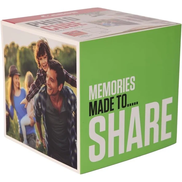 Canon Photo Cube Creative Pack PP-201 Fotoğraf Kağıdı + Fotoğraf Çerçevesi - Yeşil ürün görseli 1