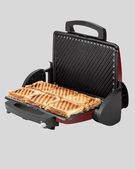 Tost Makinesi Geniş Kapasiteli Çıkarılabilir Plaka Üç Kademeli Isı Ayarlı - Resim 2