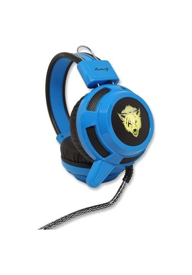 TNX EslifeTech26 F15 Kablolu Yoro Bilgisayar Ve Oyuncu Kulaklığı-Mavi - Resim 2