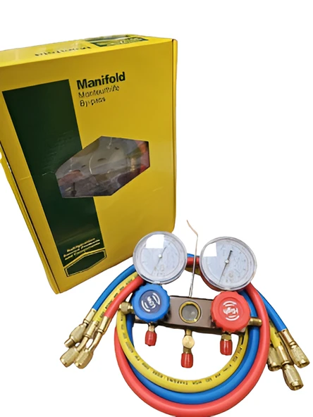 2Lİ MANİFOLD AVRUPA TİPİ(R-22/R-134/R-404) ürün görseli 1