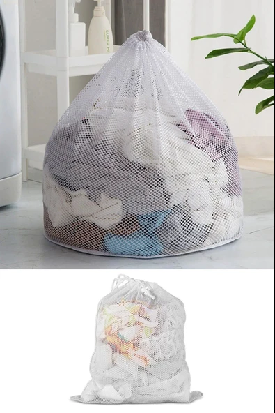 3lü Yıkama File Seti - Ayakkabı Filesi-Plastik Aparatlı Sütyen Yıkama- Çamaşır Yıkama Filesi - Resim 2