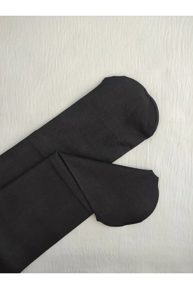 Kalın Kışlık Termal Toparlayıcı İçi Polarlı Ten Külotlu Çorap - Resim 6