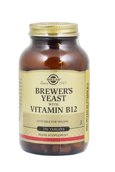 Solgar Brewer's Yeast With Vitamin B12 250 Tablet ürün görseli 1