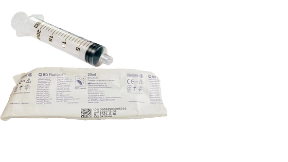 Bd 20 Ml Luerlok Kilitli Iğnesiz Enjektör 20 Adet ürün görseli 1