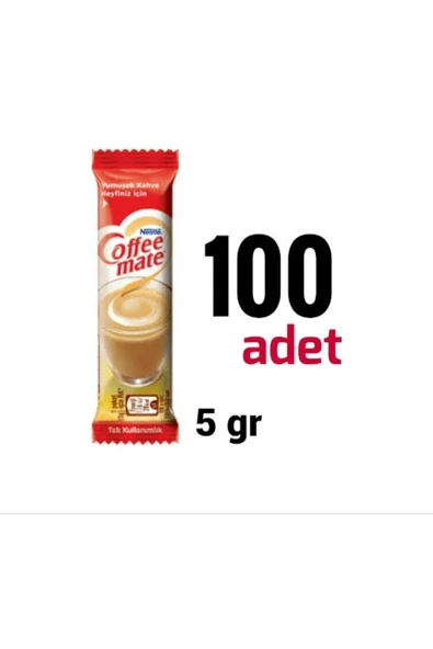 Nestle Coffee Mate Kahve Kreması 5 gr X 100'lü Paket ürün görseli 1
