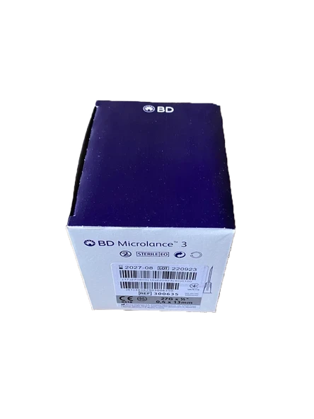Bd Microlance Gri Iğne Ucu 27 G X 1/2 0,40 X 13mm 100 ADET ürün görseli 1