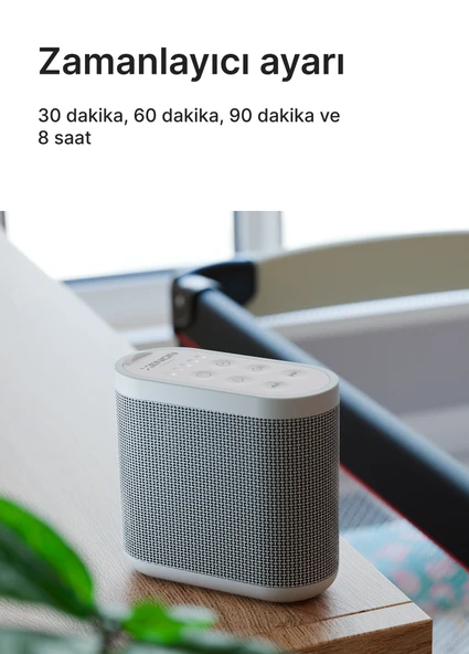 Xenon Smart Akıllı Monitörlü Bebek Kamerası ve Beyaz Gürültü Pış Pış Sesi Bebek Uyku Arkadaşı Seti - Resim 4