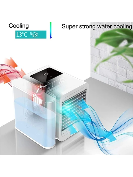 Microhoo Ev Tipi Mini Klima 3 in 1 Dokunmatik Ekran Zaman Ayarlı Taşınabilir Ultra Soğutucu - Resim 4