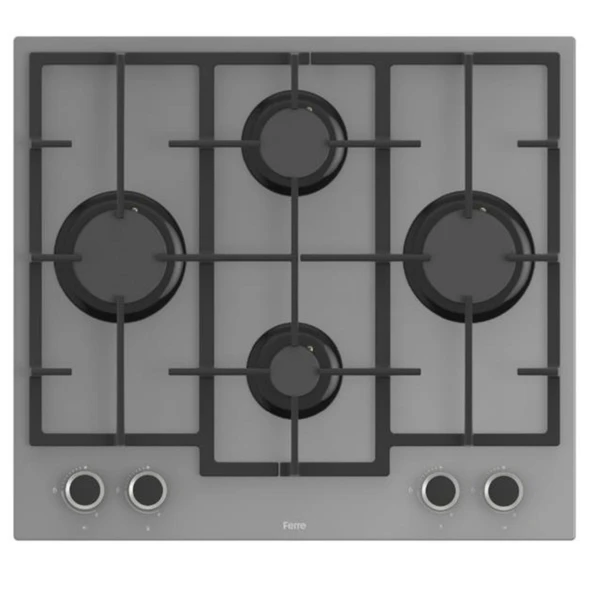 Ferre FryART&SteamART-SilentArt MIL Sessiz Antrasit-Gri  Ankastre Set (D088-SA + QEP64CPR +LN388) - Resim 5