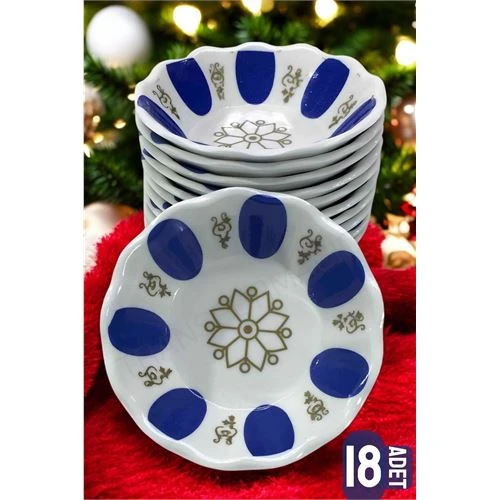 Melamin Çay Tabağı 18 Adet Geleneksel Türk Çay Bardağı Altlığı ürün görseli 1