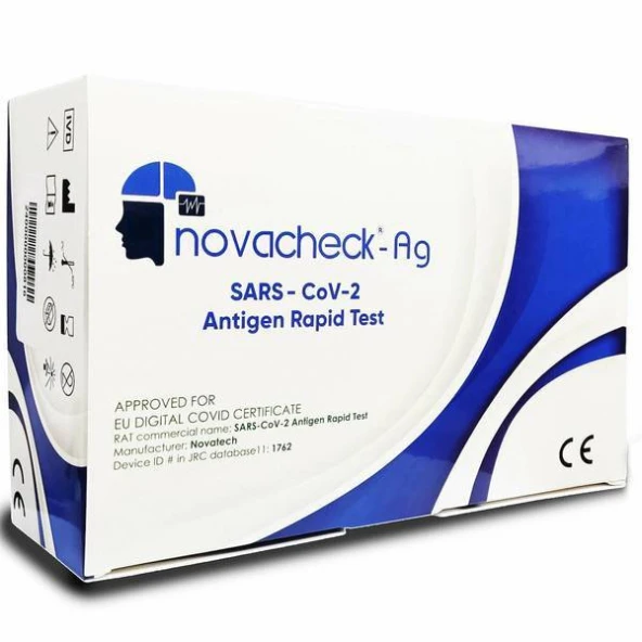 Novacheck Sars-Cov-2 Antigen Test Kiti 10 ADET ürün görseli 1