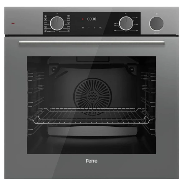 Ferre FryArt&SilentArt-SteamArt QC Yeni Seri Sessiz Antrasit Ankastre Set (D079-SA+ XE64CPR +SS208) - Resim 4