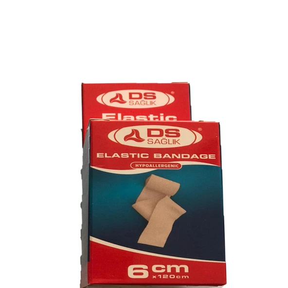 Ds SAĞLIK 6X120 cm Elastik Bandaj 5 Kutu ürün görseli 1