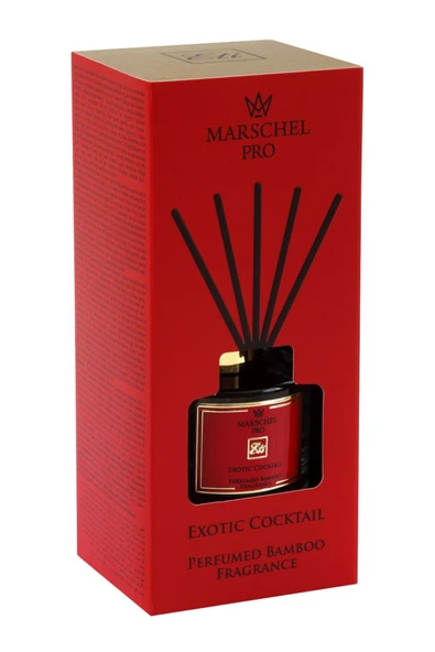Marshel Pro Cocktail Çubuklu Koku Cam Şişe 50 ml - Resim 2