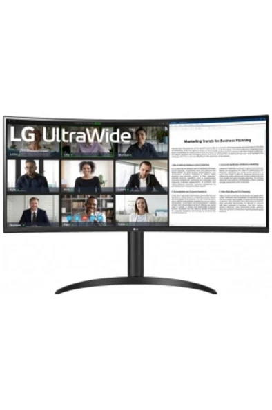 LG UltraWide 34WR55QC-B 34" 5 ms WQHD Curved 100 Hz Monitör Teşhir ürün görseli 1