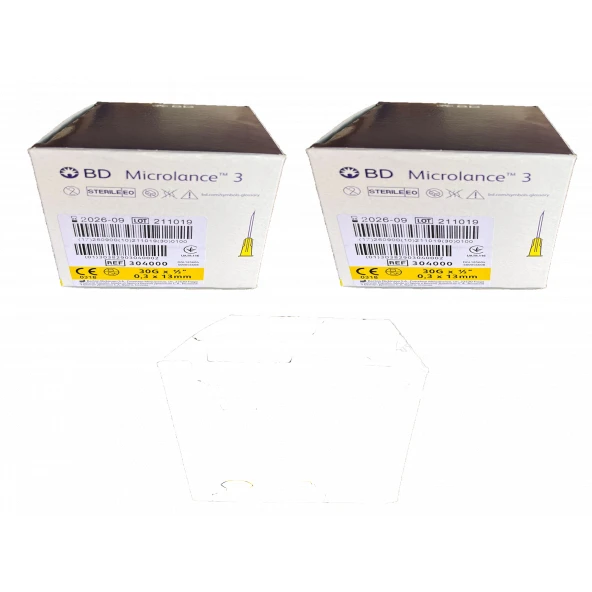 BD MİCROLANCE MEZOTERAPİ İĞNE UCU 30G X 13MM 100 ADET X2 KUTU ürün görseli 1